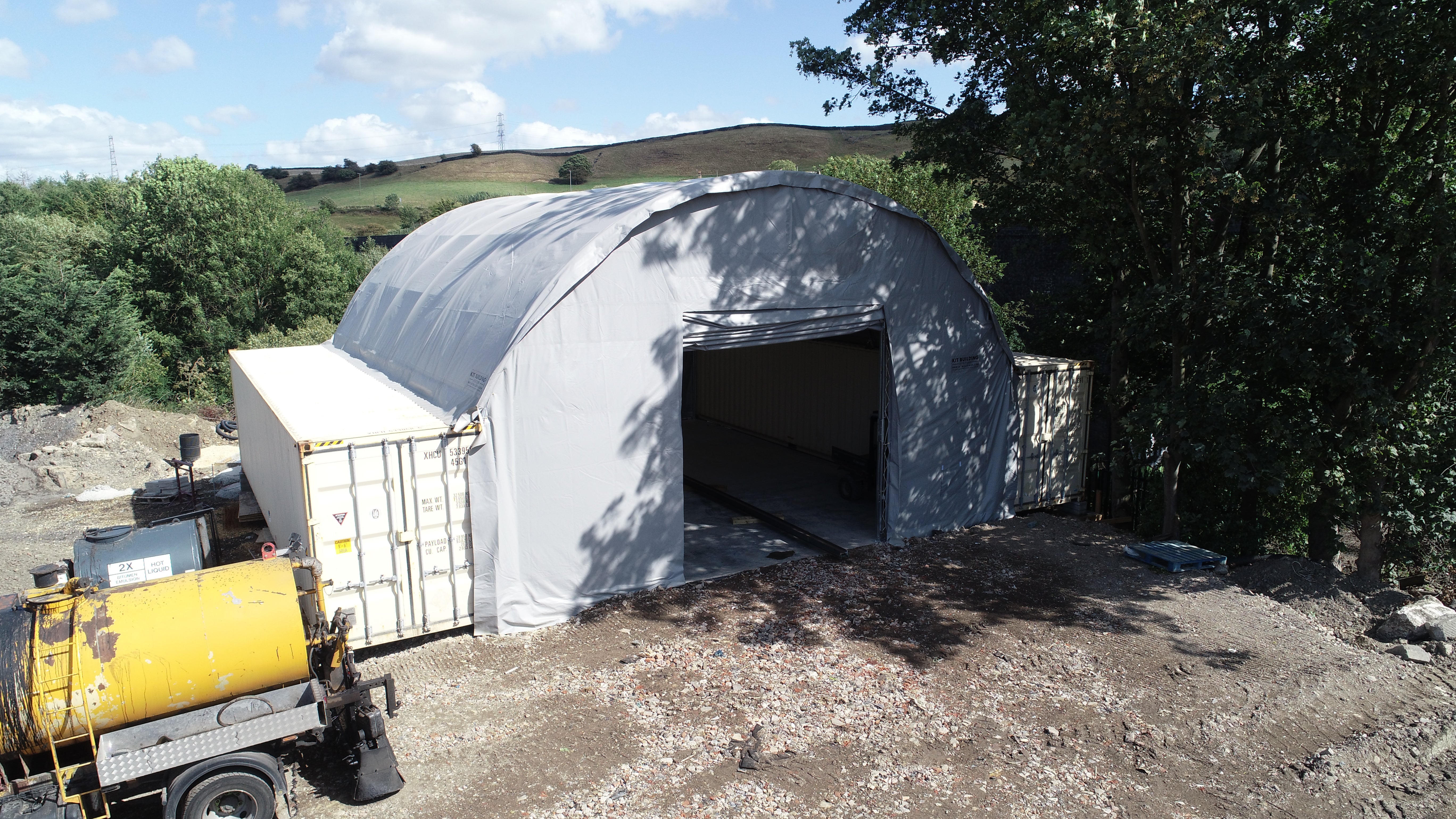 Tenda Kontejnerësh - 33ft x 40ft x 12ft (10m x 12m x 3.6m)