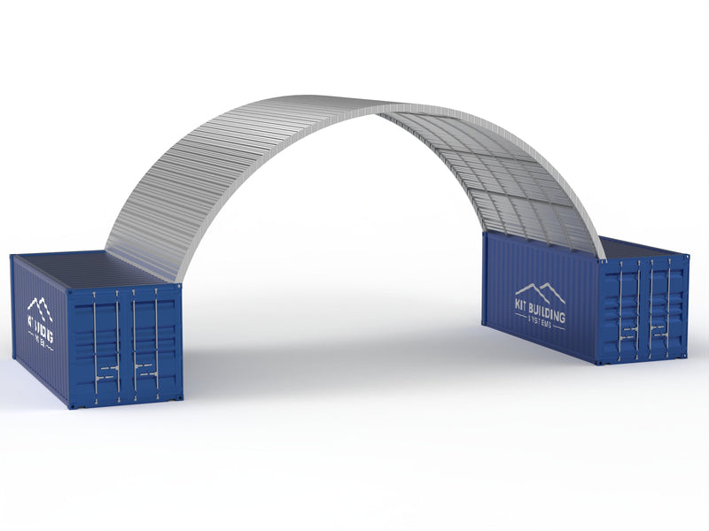 Mbulesat e Kontejnerëve të Çelikut - 33ft x 20ft x 12ft (10m x 6m x 3.6m)