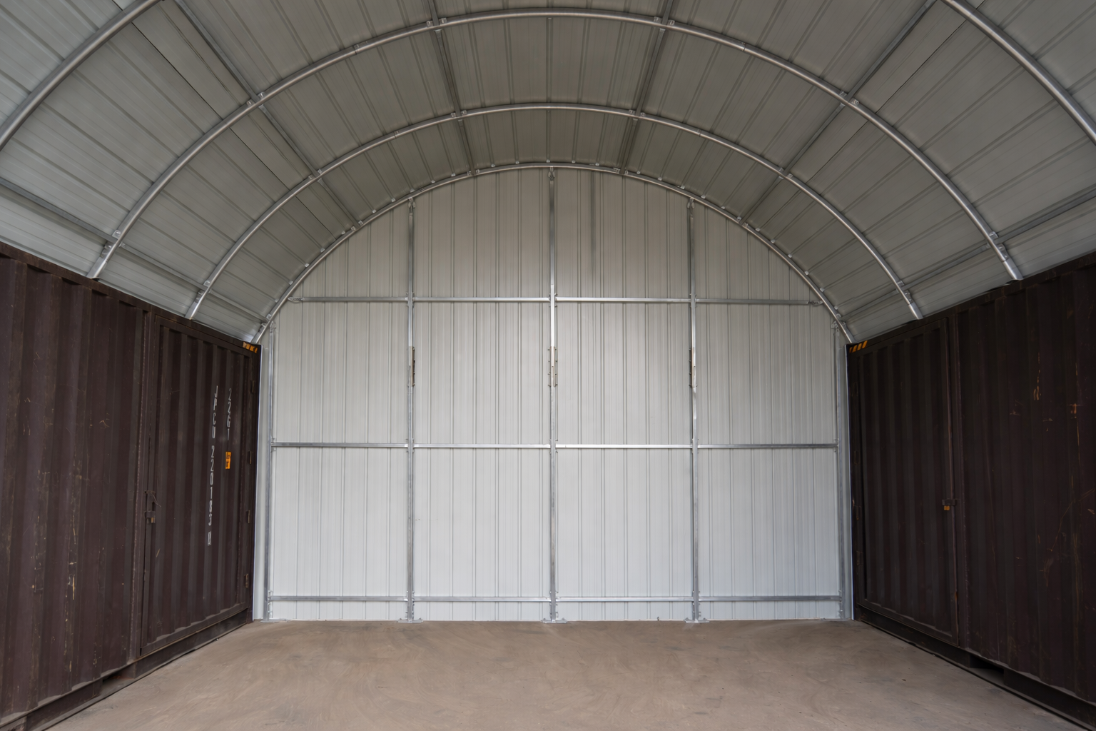 Στέγαστρα Χάλκινων Κοντέινερ - 20ft x 20ft x 6.5ft (6m x 6m x 2m)