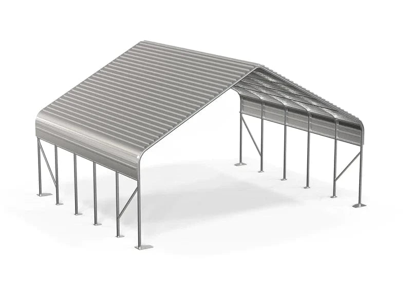 Single Truss - Single Sheet cladding - Carport Shelter 